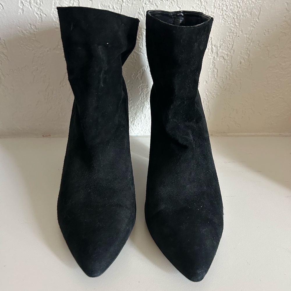 Treasure & Bond Black Suede Ankle Boots
